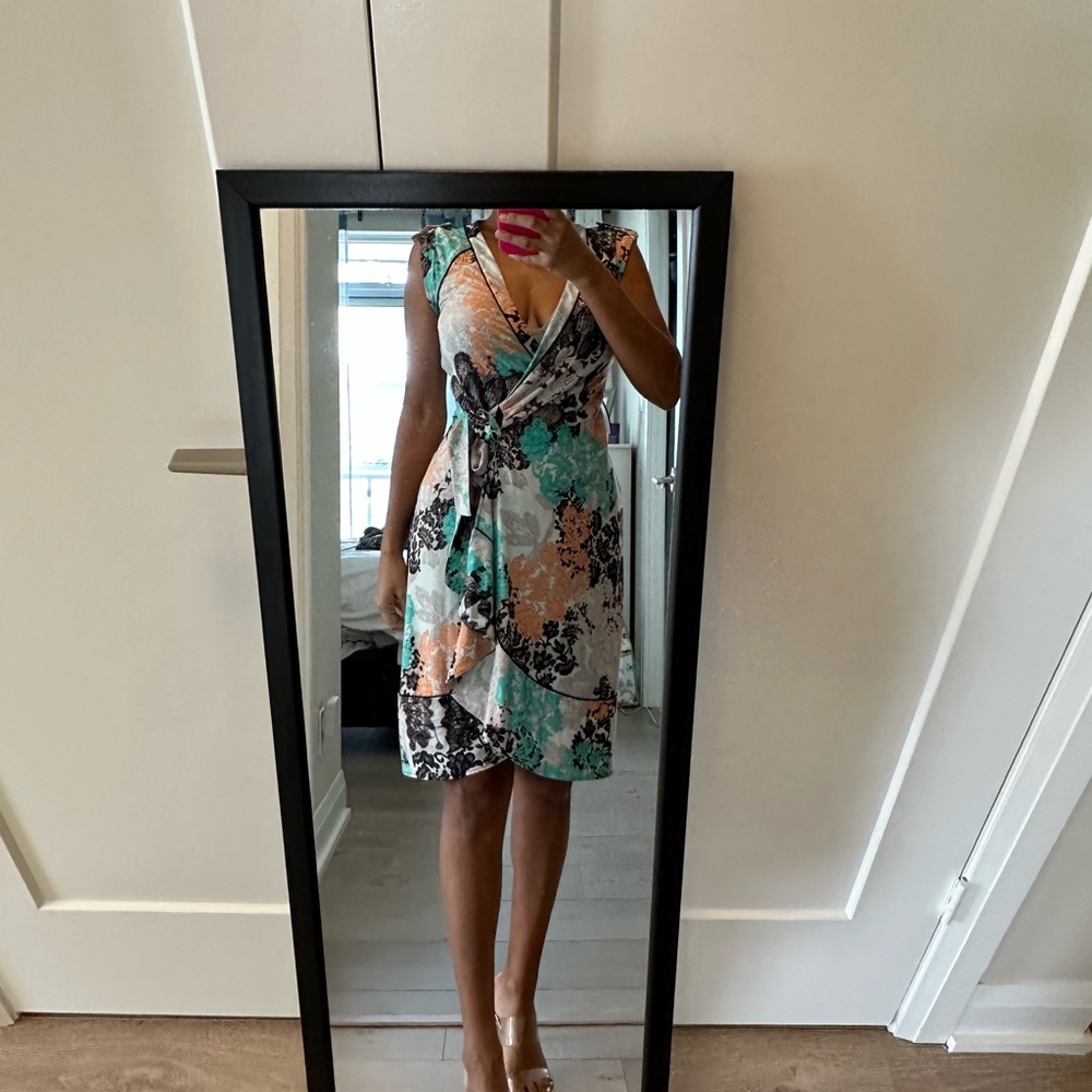 BCBG classic wrap dress in small.